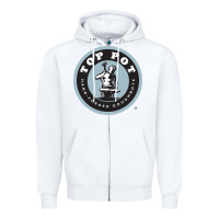 White top pot doughnuts Zipper Hoodie - linhVisuals