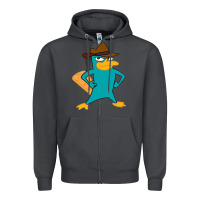 Smoke phineas and ferb, agent p, perry the platypus Zipper Hoodie - linhVisuals