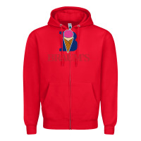 Red braums Zipper Hoodie - linhVisuals