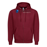 Burgundy The saint peter's university Zipper Hoodie - linhVisuals