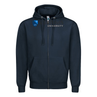 Navy The saint peter's university Zipper Hoodie - linhVisuals