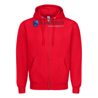 Red The saint peter's university Zipper Hoodie - linhVisuals