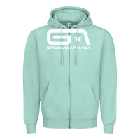 Seafoam groove armada Zipper Hoodie - linhVisuals