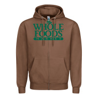 Chestnut whole foods market Zipper Hoodie - linhVisuals
