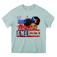 Arona little miss america black girl peekaboo Heavy Core Tee - CowGirlArtShop