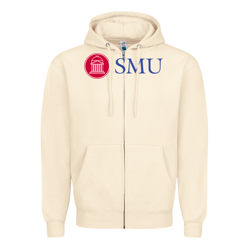 The Southern Methodist University Zipper Hoodie by linhVisuals | Teevron