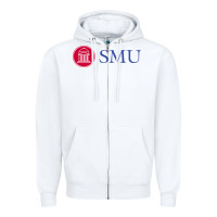 White The southern methodist university Zipper Hoodie - linhVisuals