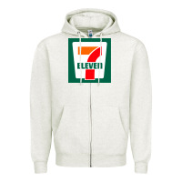 Oatmeal Heather eleven Zipper Hoodie - linhVisuals