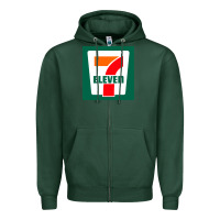 Sports Green eleven Zipper Hoodie - linhVisuals