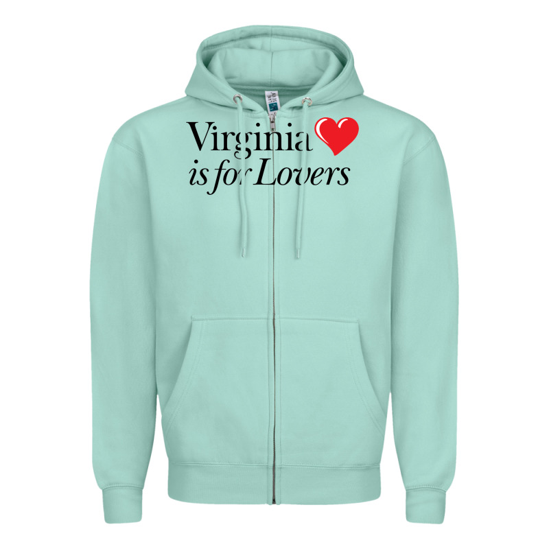 Virginia Is For Lovers Zipper Hoodie by linhVisuals | Teevron