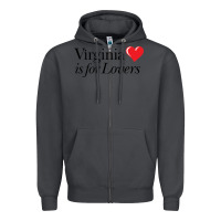 Smoke Virginia Is For Lovers Zipper Hoodie - linhVisuals