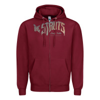 Burgundy new the struts-body talk Zipper Hoodie - linhVisuals