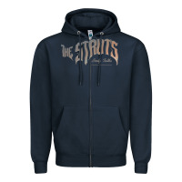 Navy new the struts-body talk Zipper Hoodie - linhVisuals