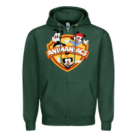 Sports Green animaniacs funny cats cartoon Zipper Hoodie - linhVisuals