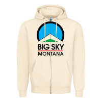 Sandshell Big Sky Montana Champion Zipper Hoodie - linhVisuals