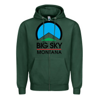 Big Sky Montana Champion Zipper Hoodie | Teevron