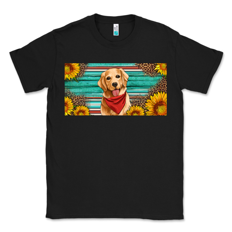 Golden Retriever License Plate Classic Tee by Artiststas | Teevron
