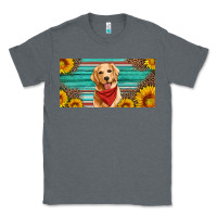 Charcoal Heather golden retriever license plate Classic Tee - Artiststas
