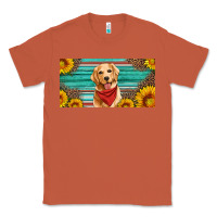 Copper golden retriever license plate Classic Tee - Artiststas