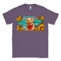 Lavender golden retriever license plate Classic Tee - Artiststas