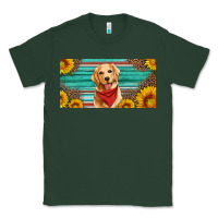 Sports Green golden retriever license plate Classic Tee - Artiststas