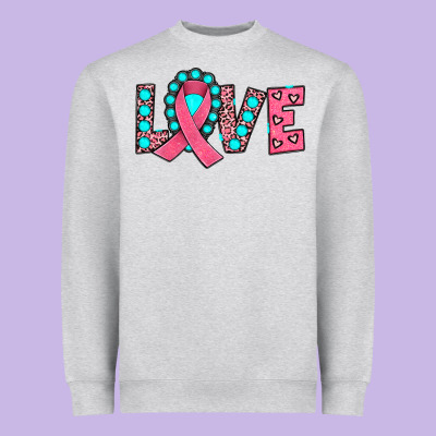 Love Heavyweight Sweatshirt Designed By Jahusdesignshop