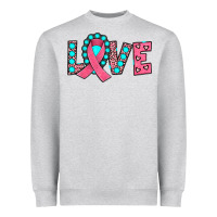 Heather Grey love Heavyweight Sweatshirt - JahusDesignShop