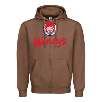 Chestnut Wendy's Zipper Hoodie - linhVisuals