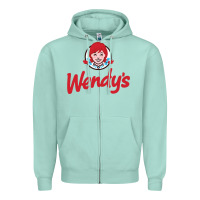 Seafoam Wendy's Zipper Hoodie - linhVisuals