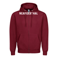 Neanderthal Funny Gift For Texas Neanderthals Zipper Hoodie | Teevron