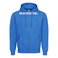 True Royal neanderthal funny gift for texas neanderthals Zipper Hoodie - linhVisuals