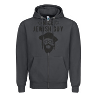 Smoke nice jewish guy funny gifts for hanukkah Zipper Hoodie - linhVisuals