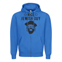 True Royal nice jewish guy funny gifts for hanukkah Zipper Hoodie - linhVisuals