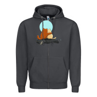 Smoke two cats Zipper Hoodie - linhVisuals