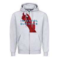 Heather Grey interpol Zipper Hoodie - linhVisuals