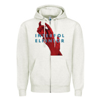 Oatmeal Heather interpol Zipper Hoodie - linhVisuals