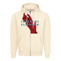 Sandshell interpol Zipper Hoodie - linhVisuals