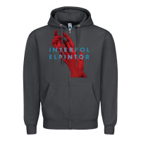 Smoke interpol Zipper Hoodie - linhVisuals