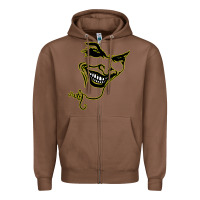 Chestnut J O K E R Zipper Hoodie - linhVisuals