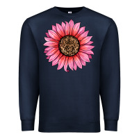 Navy valentines day sunflower Premium Sweatshirt - RanaPortraitStore