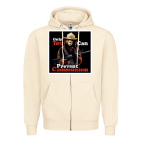 Sandshell only you can prevent communism Zipper Hoodie - linhVisuals