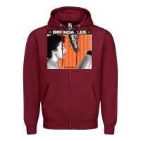 Burgundy #brenda lee concert 2022 Zipper Hoodie - linhVisuals
