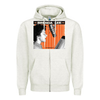 Oatmeal Heather #brenda lee concert 2022 Zipper Hoodie - linhVisuals