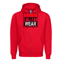 Red vision street wear tshirt Zipper Hoodie - linhVisuals