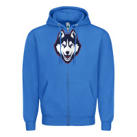 True Royal wolf head tshirt Zipper Hoodie - linhVisuals