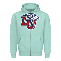 Seafoam liberty flames Zipper Hoodie - linhVisuals