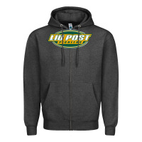 Charcoal Heather liu post pioneers Zipper Hoodie - linhVisuals