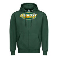 Sports Green liu post pioneers Zipper Hoodie - linhVisuals