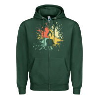 Sports Green candle t  shirt c a n d l e i n k s p l a s h t  shirt Zipper Hoodie - linhVisuals
