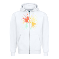 White candle t  shirt c a n d l e i n k s p l a s h t  shirt Zipper Hoodie - linhVisuals